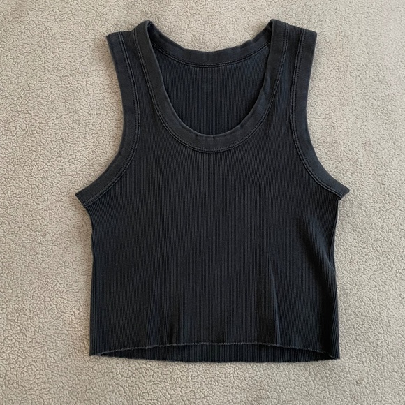 Brandy Melville Connor Tank Top Washed Grey - Picture 1 of 3